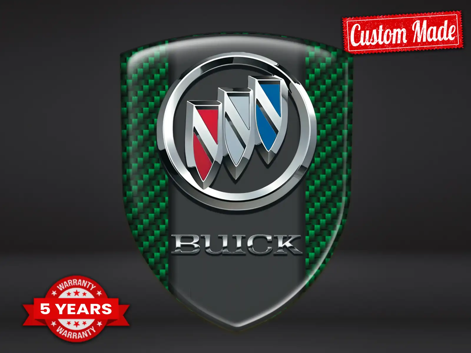 Buick Logo Silicone Auto Universale Pregiato Pro